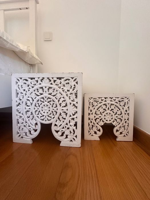 Set de 2x Mesa de apoio/ mesa de cabeceira