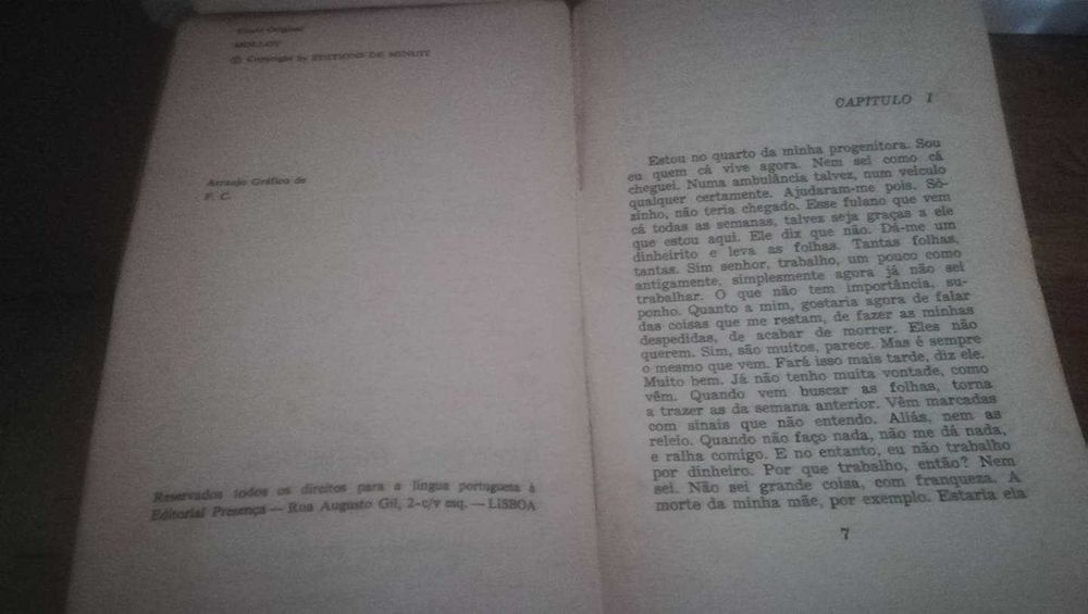 Molloy - Samuel Beckett (Prémio Novel da Literatura)