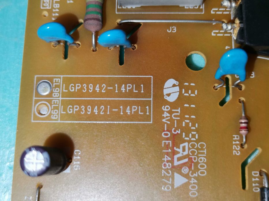 Fonte de alimentação LG EAX6 5 4 2 3 7 0 1  lgp3942-14pl1