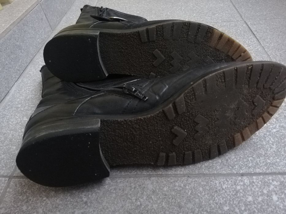 Buty salamander skórzane botki