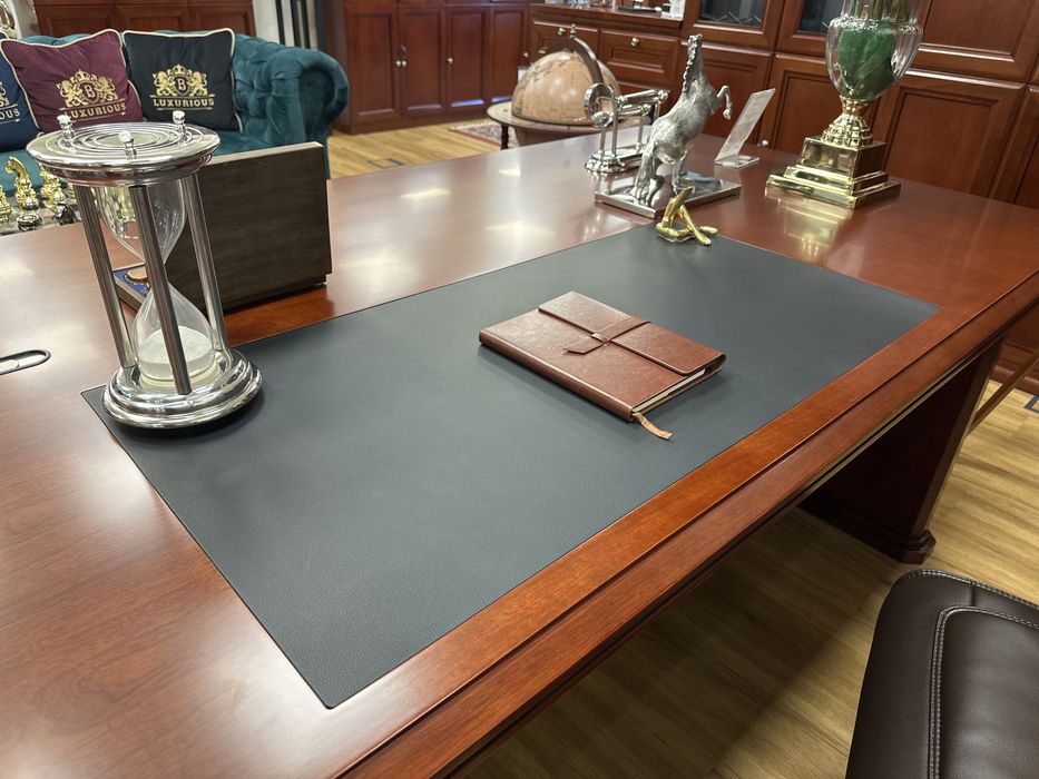Eleganckie duże biurko gabinetowe fornir 240cm. % ceny! Outlet
