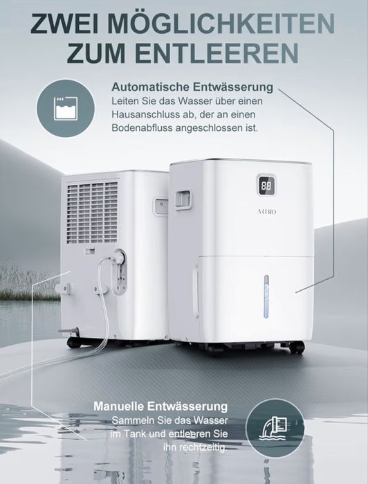 ARIBO Elektryczny osuszacz powietrza 30 l/24 h