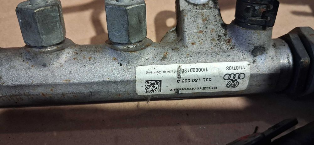 Kompletny układ paliwowy wtryskiwacz pompa  Audi A4 B8 2,0 TDI 143km CAGA