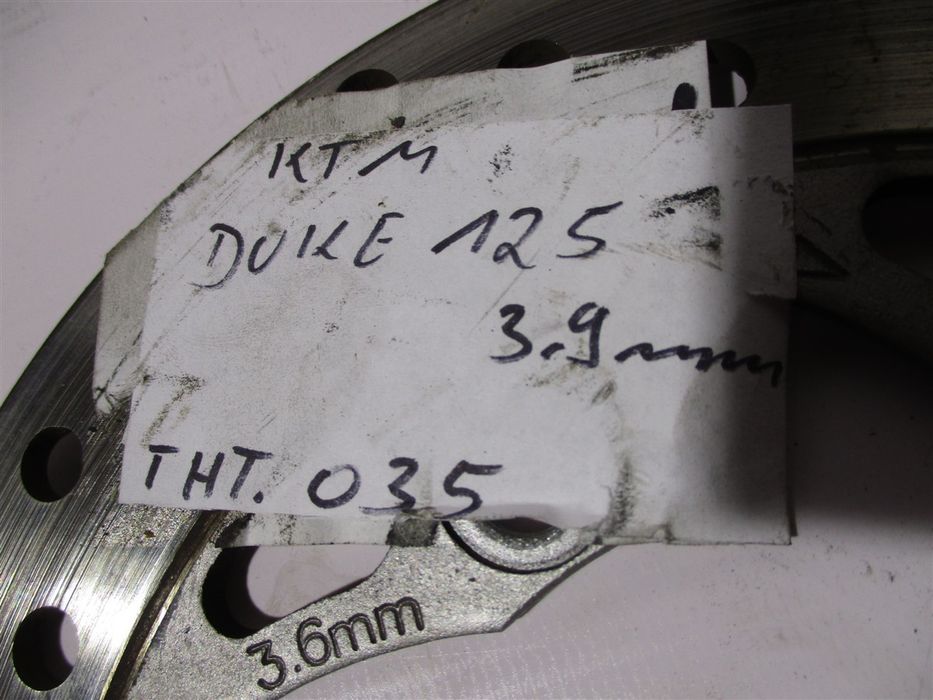 TARCZA HAMULCOWA TYŁ KTM DUKE 125 3,9MM