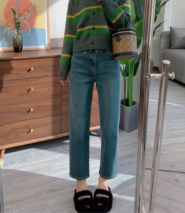 Джинси мом м,л,хл