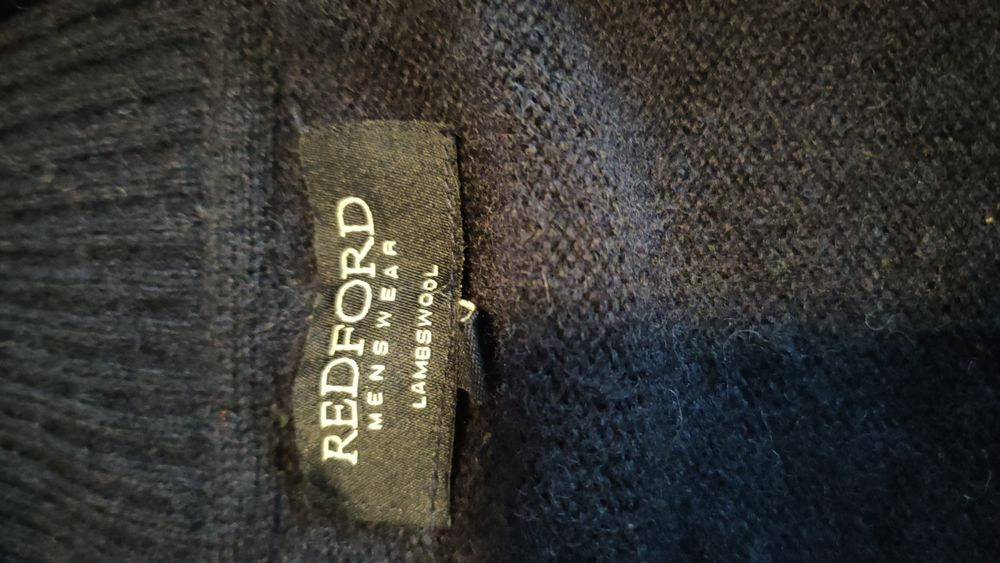 Wyprzedaż Sweter bluza męska L wełna Redford Bardzo dobry stan