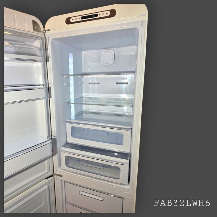 SMEG FAB32LWH6 Biały / White – lodówka Retro 196,8 cm NoFrost