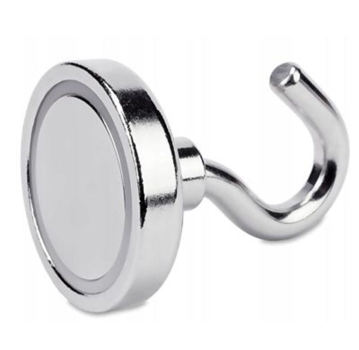 Magnesy neodymowe haczyki 6szt. Mocne 32mm x 50mm