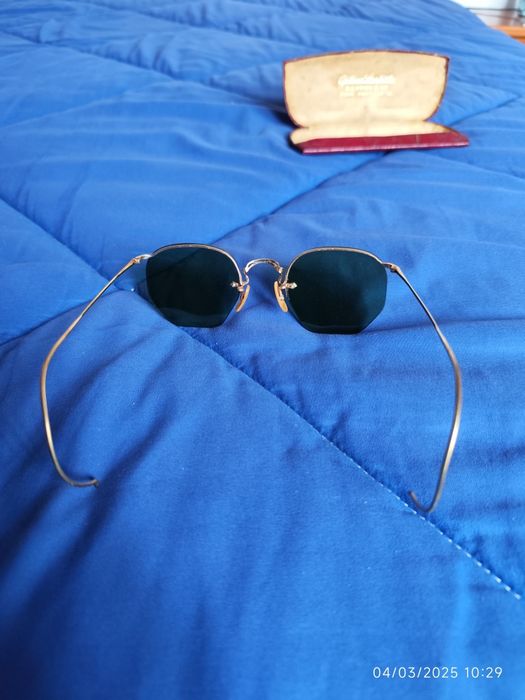 Óculos de Sol ( Ray Ban ) B&L Bausch & Lomb ouro 12 K