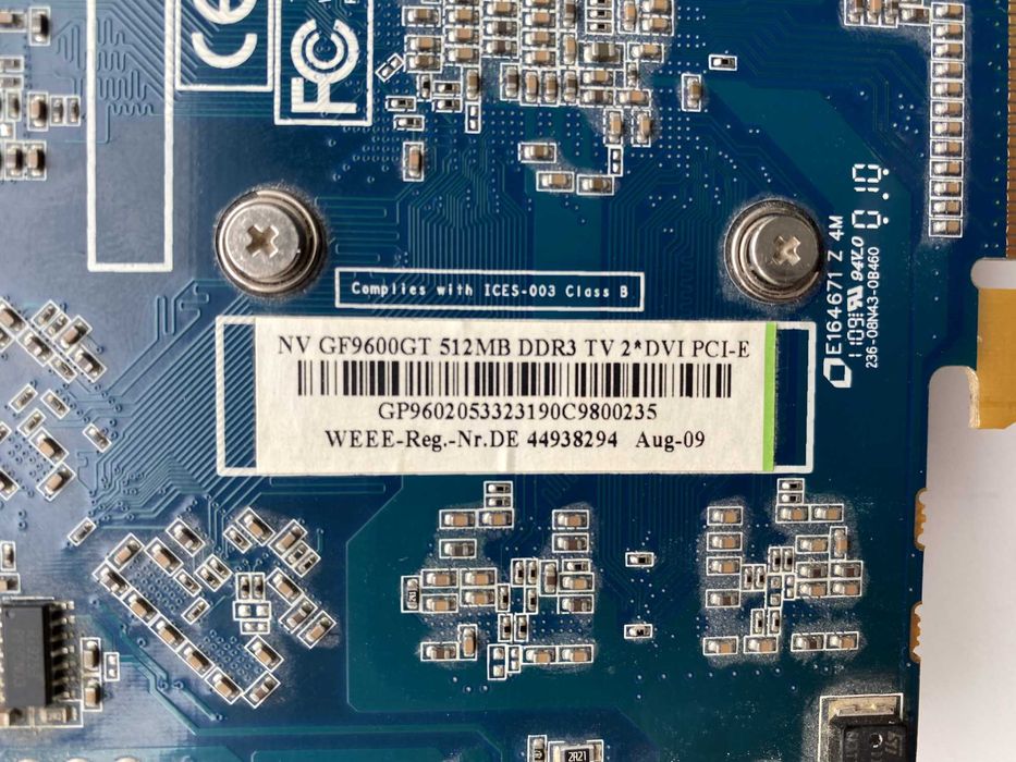 Carte Graphique NVIDIA GEFORCE 9600 GT 512MB GDDR3 180-10545