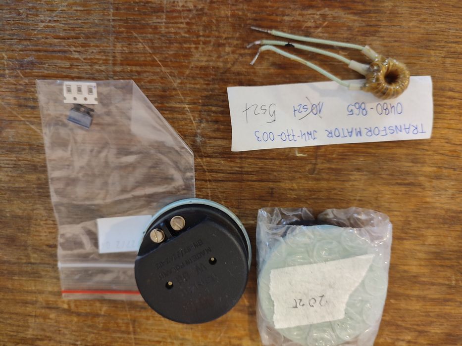 Potencjometry UNITRA części elektroniczne PRL Kasprzak Diora Tonsil