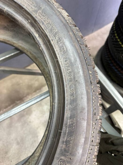Шины БУ 245 45 R 18 Michelin Pilot Alpin 4 A0 Зима Комплект резина