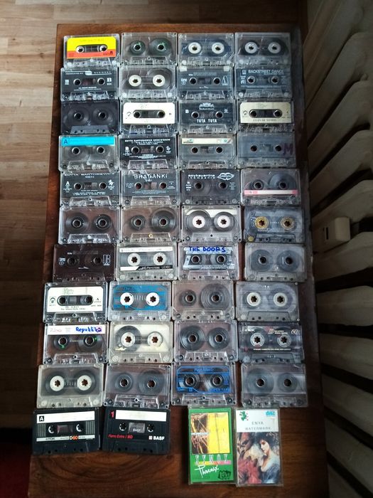 Kasety magnetofonowe 44 sztuki