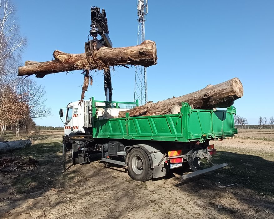 HDS wywrotka transport wywóz żuraw dźwig