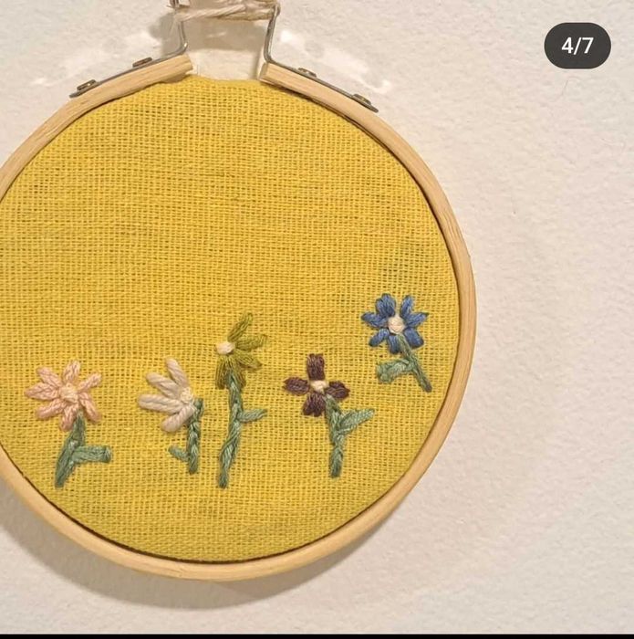 Bordado flores primavera