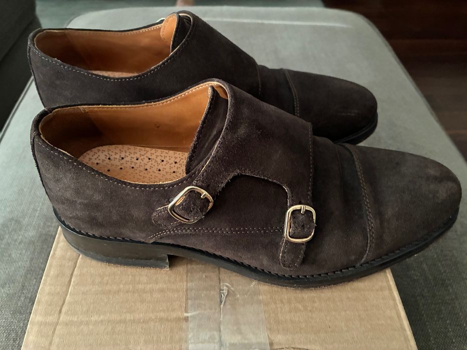 Sapatos Clássicos Fivelas Monk
