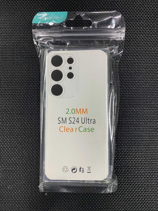 Capa de silicone com proteção câmara traseira Samsung S24/ Samsung S24 Plus / Samsung S24 Ultra