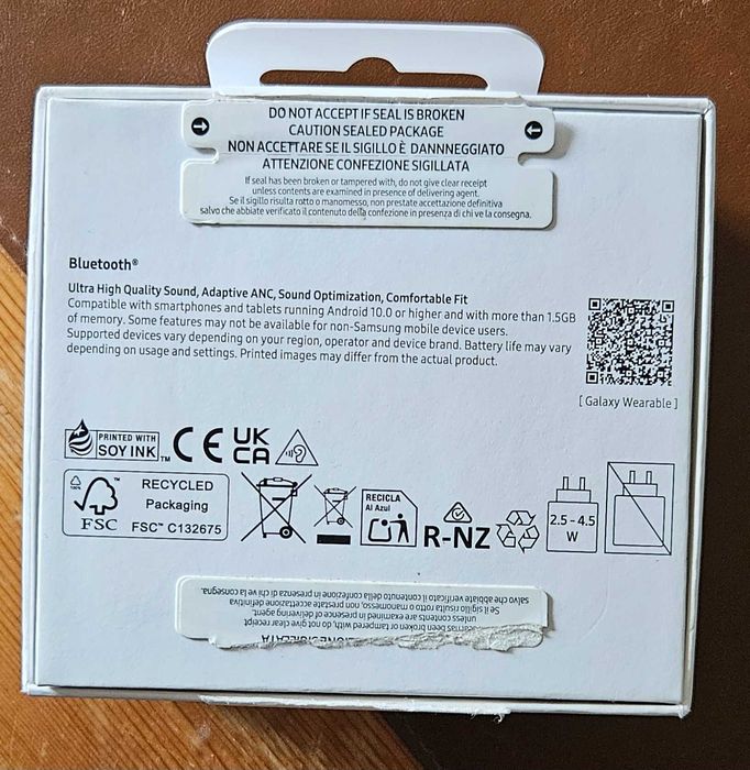 Auriculares Samsung Galaxy Buds3 branco SM-R530