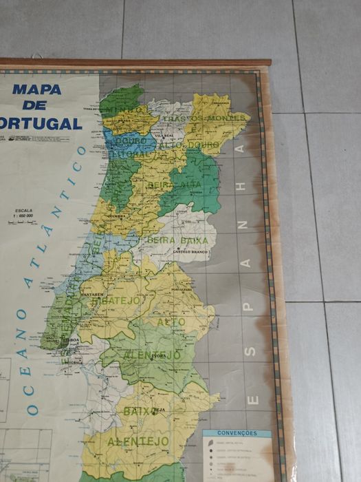 Mapa de Portugal Províncias