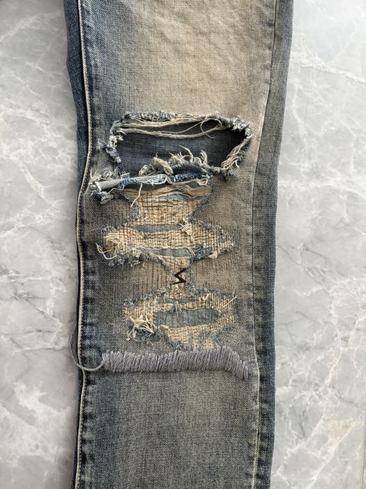 Джинсы Undercover 68s silver yarn jeans джинси