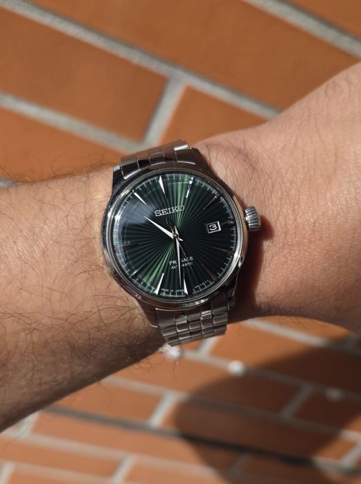 Seiko Presage Cocktail Time "Mockingbird" Automatic SRPE15J1 – Como Novo (Garantia e 2 Pulseiras), full set (caixa e documentos)