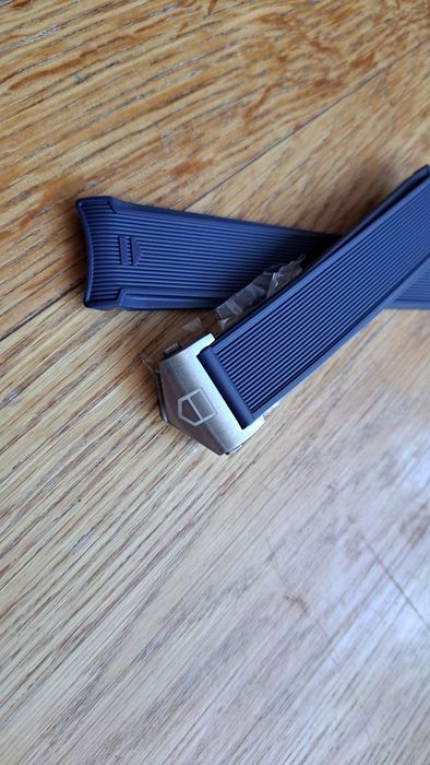 Pasek Tag Heuer Aquaracer 20 22 mm  czarny niebieski