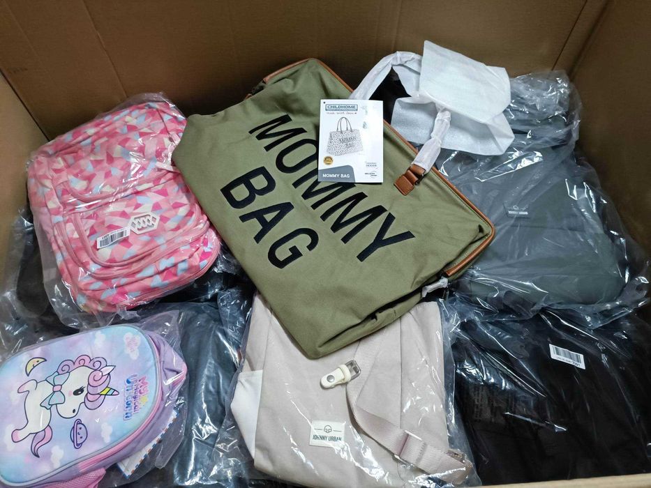 Palety Mix Plecak Torby Torebki Walizki  Amazon Klasa A NOWE