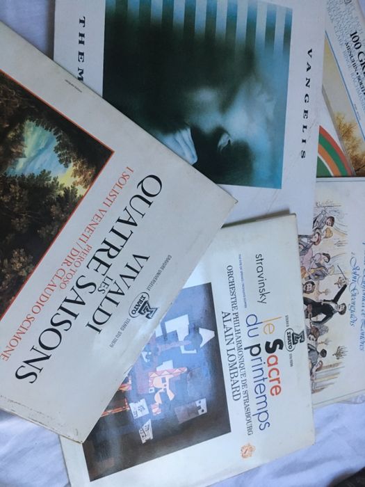 Lote 12 LP's vinil - Clássica, Carmina Burana, Stravinsky, Vivaldi, Va