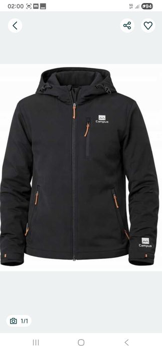 Kurtka softshell  Campus, kurtka męska wiosenna