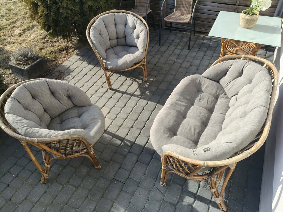 Meble ogrodowe ratanowe