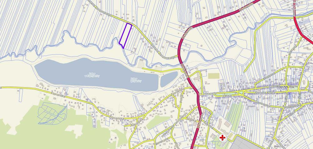 Sad jabłoniowy, działka rolna, działka rolno-budowlana. Koprzywnica.