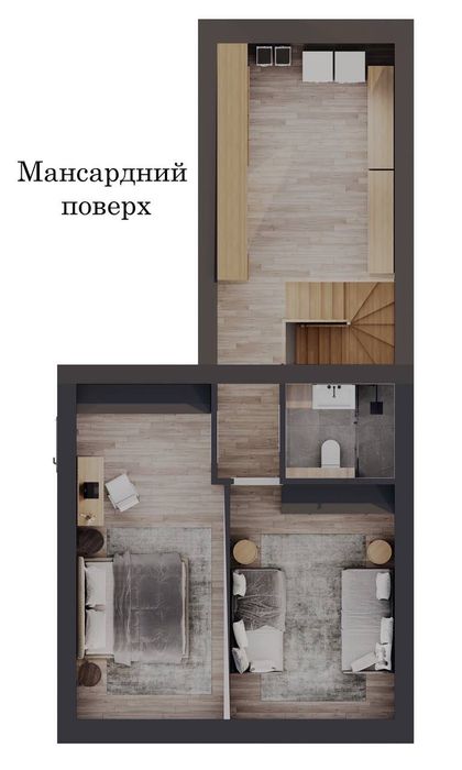 Продам дворівневу 3к. квартиру з великим балконом 640 $ за м2