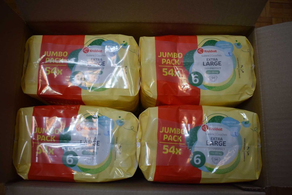 Kruidvat 6 Extra Large(15-20 kg) 4x54szt.