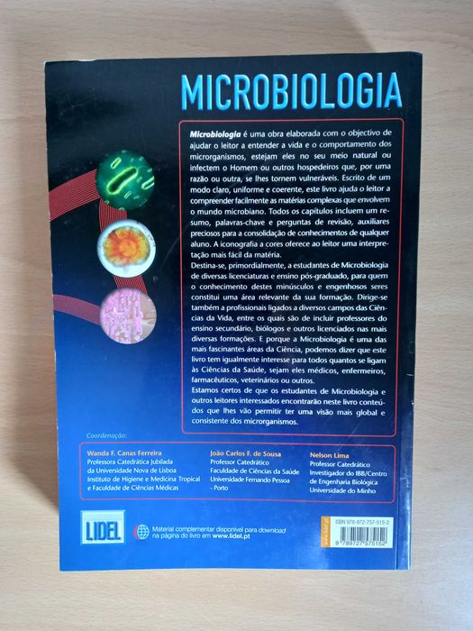 Livro Microbiologia - Editora LIDEL