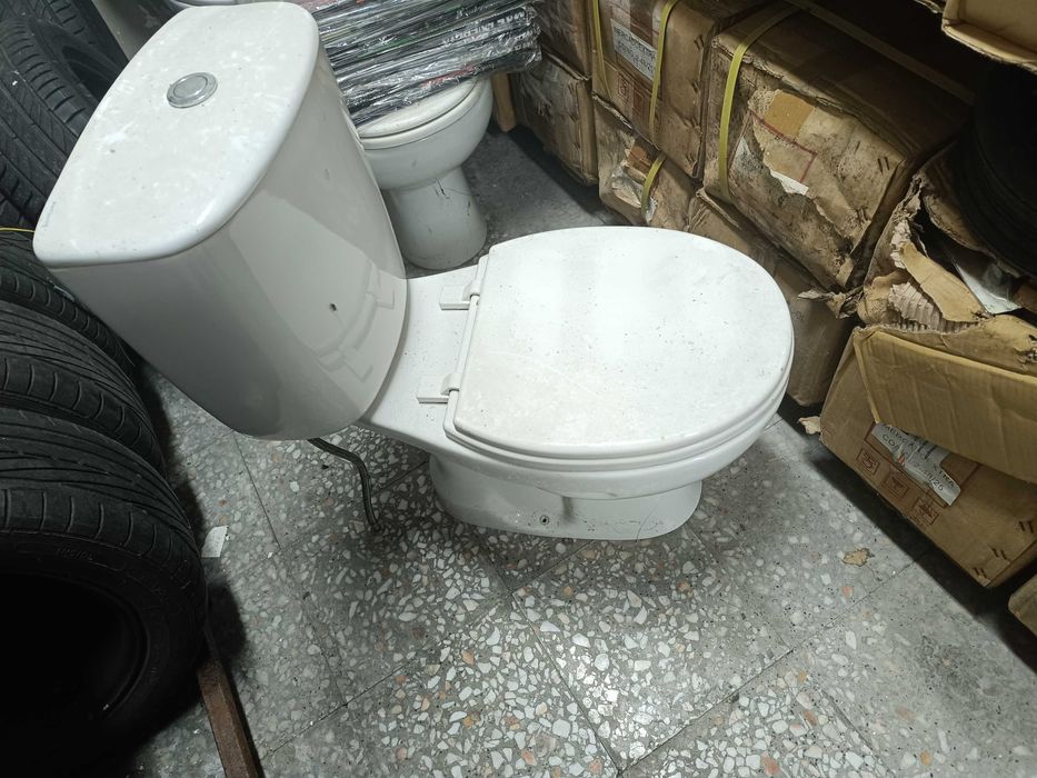 Sanita com autoclismo e tampa