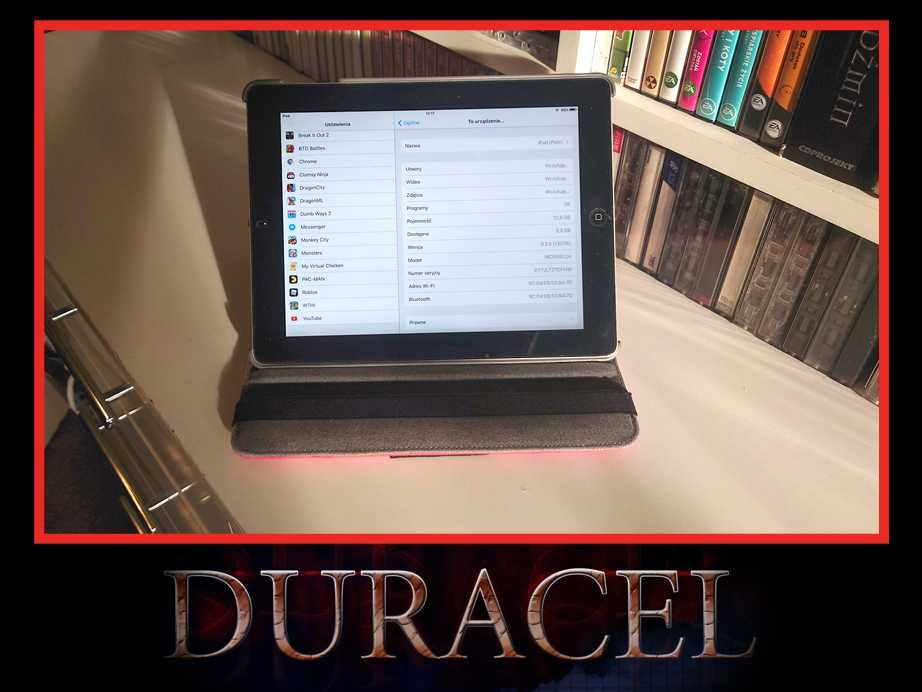 Apple iPad 2 A1395 Wi-Fi 16GB – bardzo dobry stan, etui + folia.