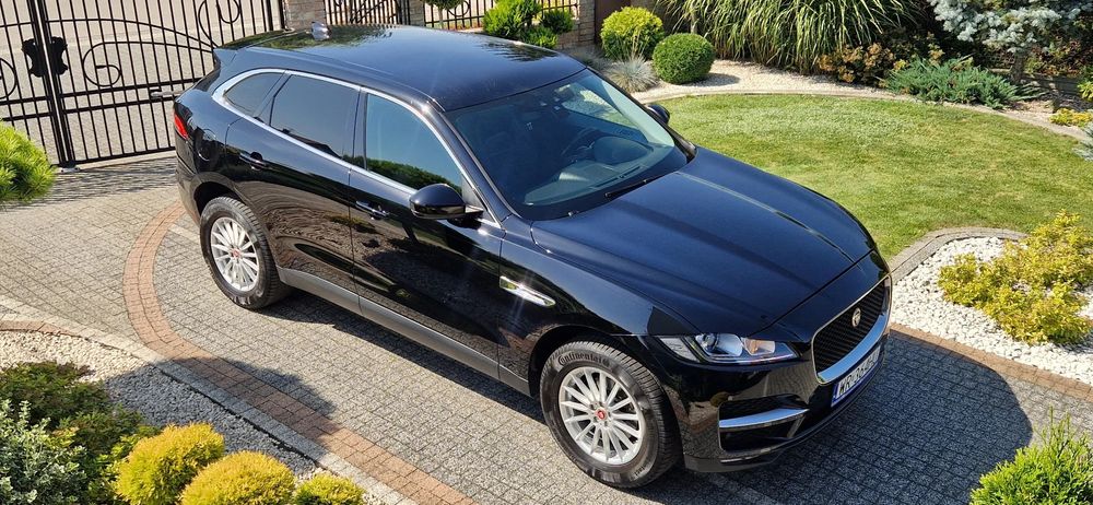 Jaguar F-Pace 2.0D 180KM, Automat, Pdc, Navi, Skóra, Kamera. Super Stan !