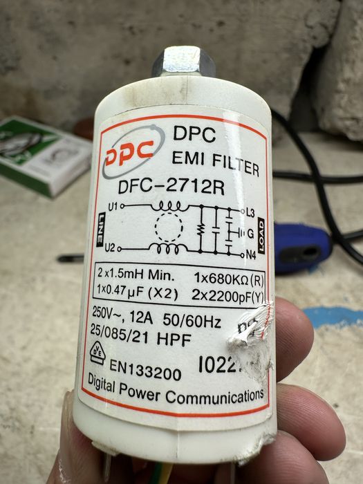 Фильтр сети samsung dfc-2712r для стиральной машины