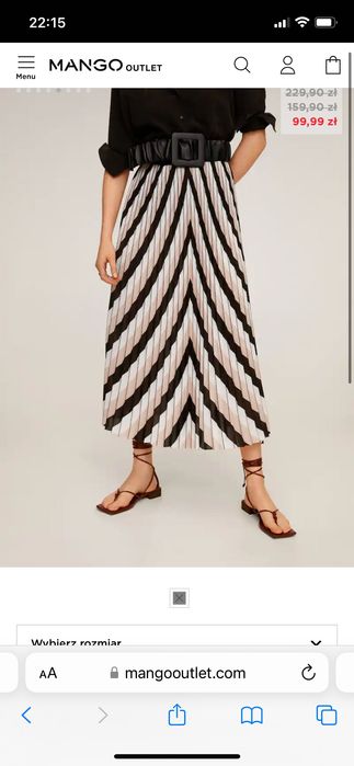 Спідниця пліссе Mango