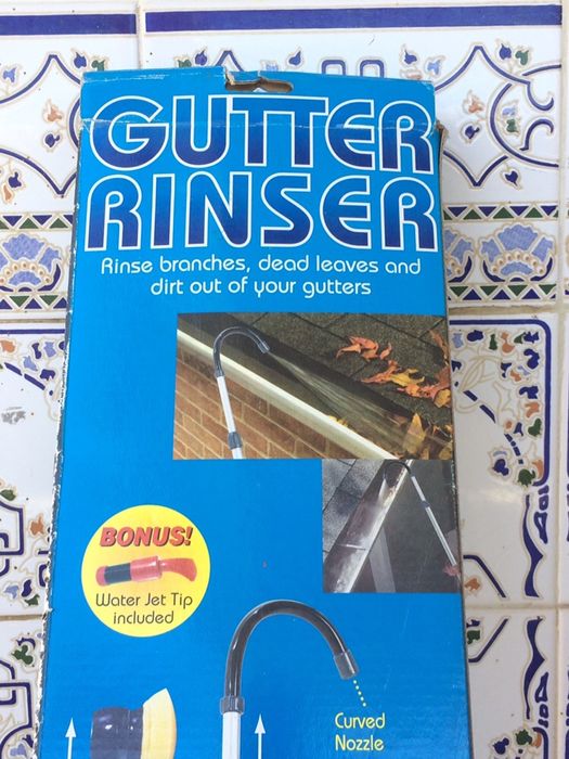 Extensão para lavar janelas e algeroz/caleiras