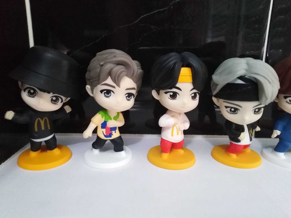 Figuras  TinyTAN  BTS McDonald's