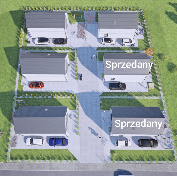 Domy jednorodzinne wolnostojące 80 m²  Grunwaldzka Namysłów - Widok 6