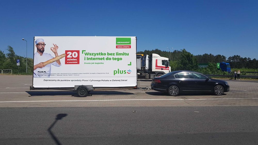 Mobilne Kampanie Reklamowe Przyczepa reklamowa, Przyczepy reklamowe