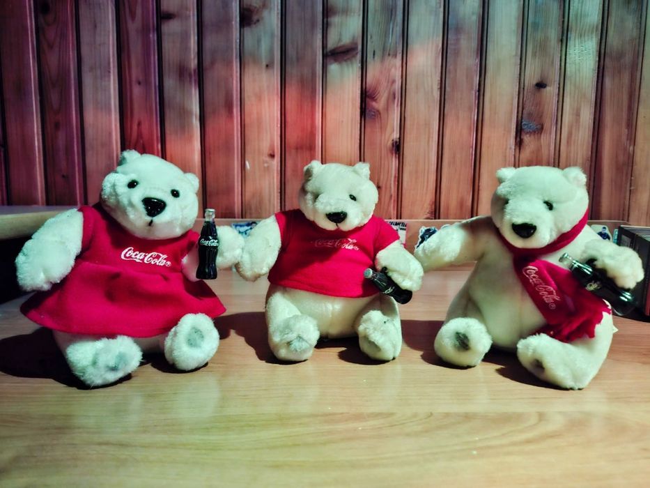 Kultowe miśki polarne Coca-Cola – zestaw lub osobno!