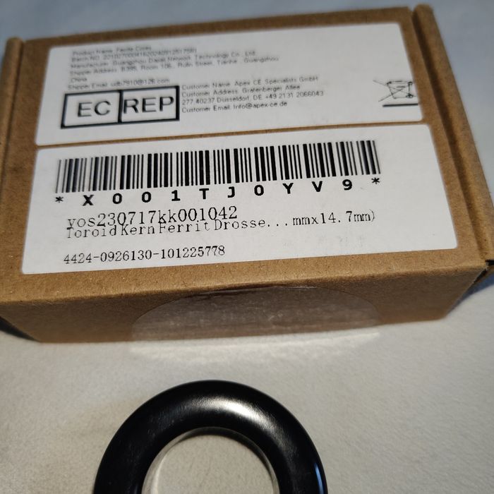 Pierścień ferrytowy