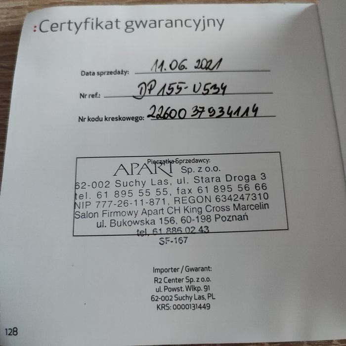 Zegarek Am-Pm DP-155-U534 Nowy dla dziewczynki