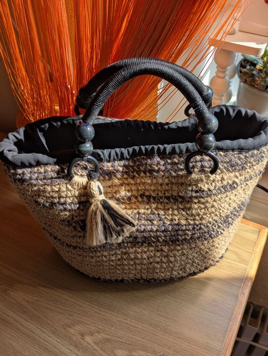 Handmade. Джутове торба.