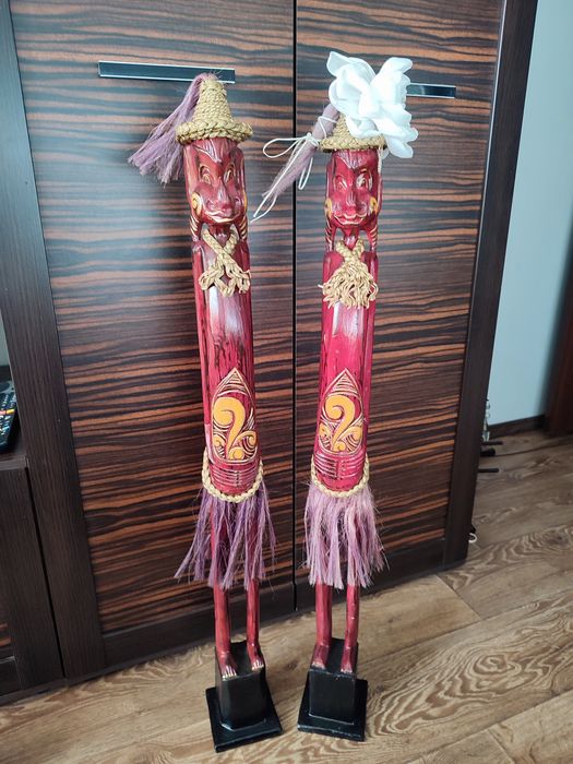 Статуэтки.Папуасы.Декор для дома.Индонезия