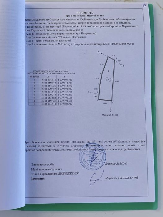 Земельный участок 10 соток. г Южное. 15 мин от Харькова. Обмен