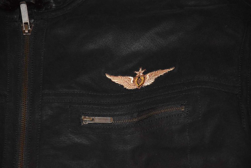 Greyes By All Size Company-ocieplona pilotka ze skóry r.6XL